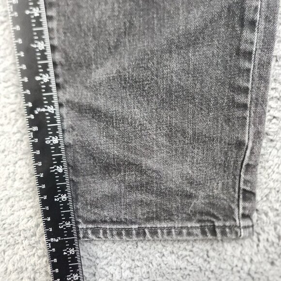 Urban Pipeline Jeans Men' 32x32 Black Straight Slim Denim Cotton Stretch Gothic - Picture 5 of 11